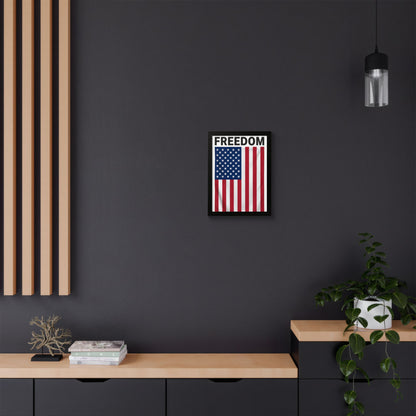 FREEDOM Framed Poster, Multi-Color