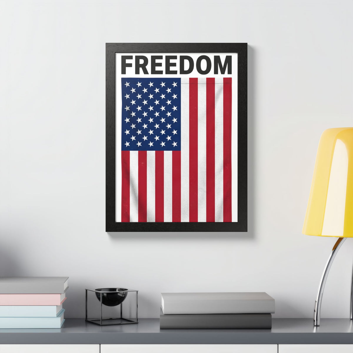 FREEDOM Framed Poster, Multi-Color