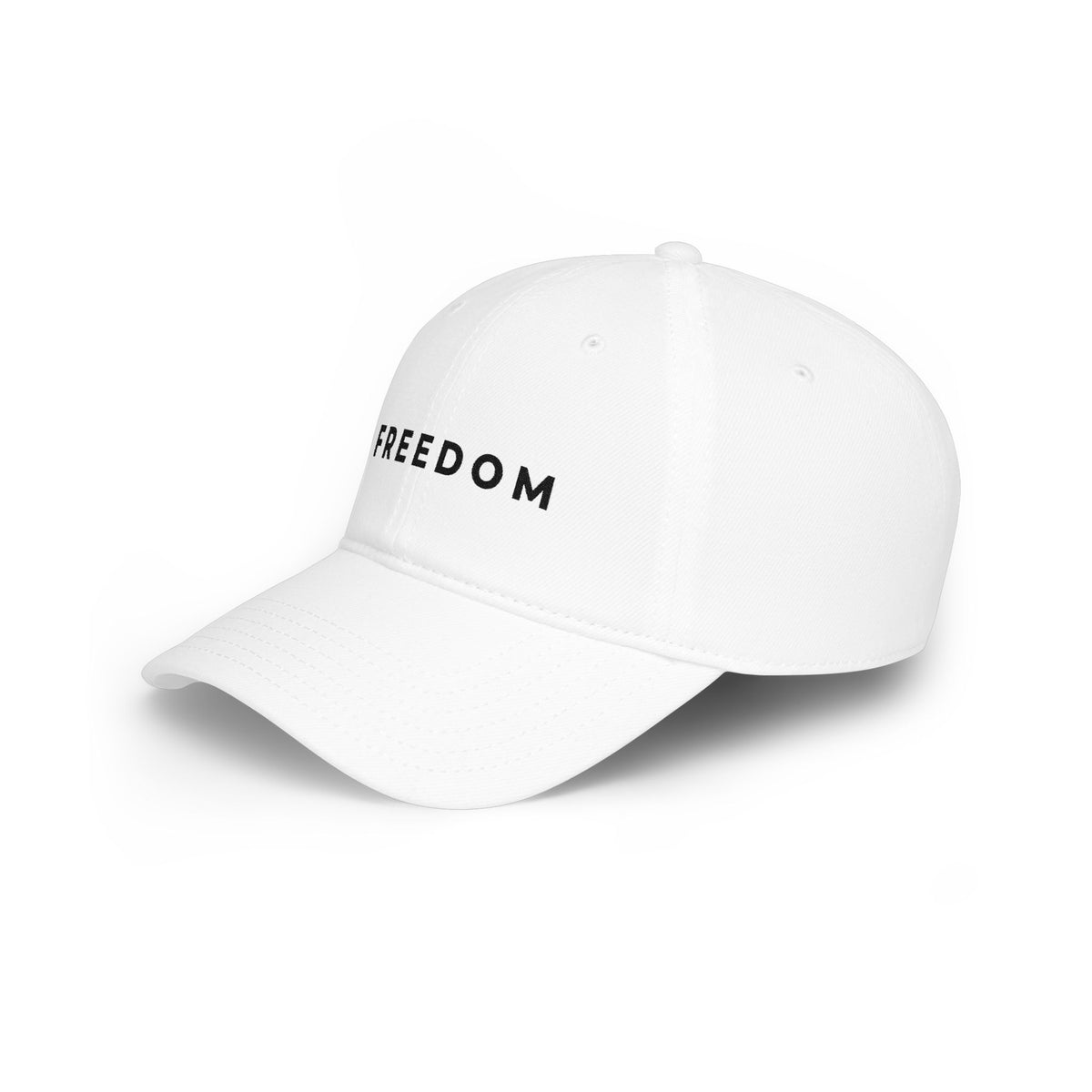 Freedom Embroidered Baseball Cap — Minimalist Patriotic Hat
