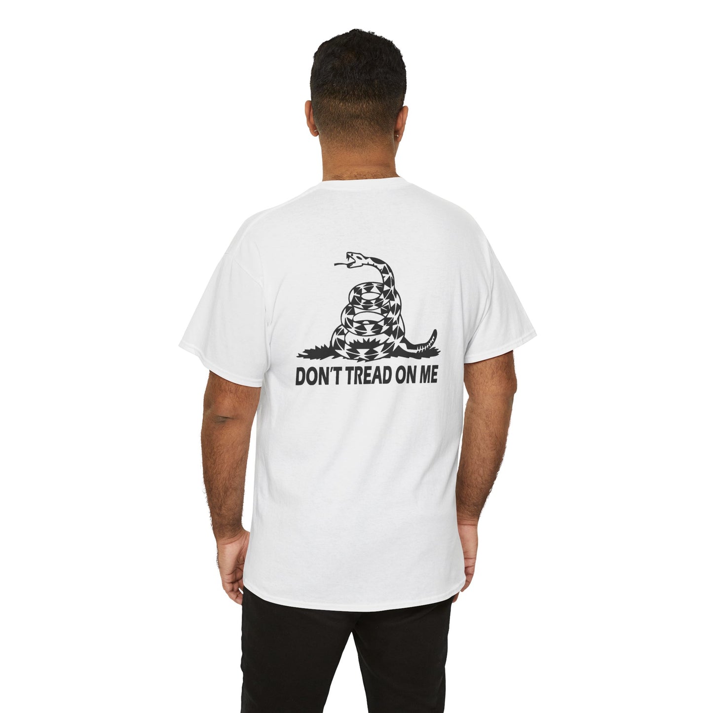 Don't Tread On Me Tee — Gadsden Flag Snake Graphic T-Shirt