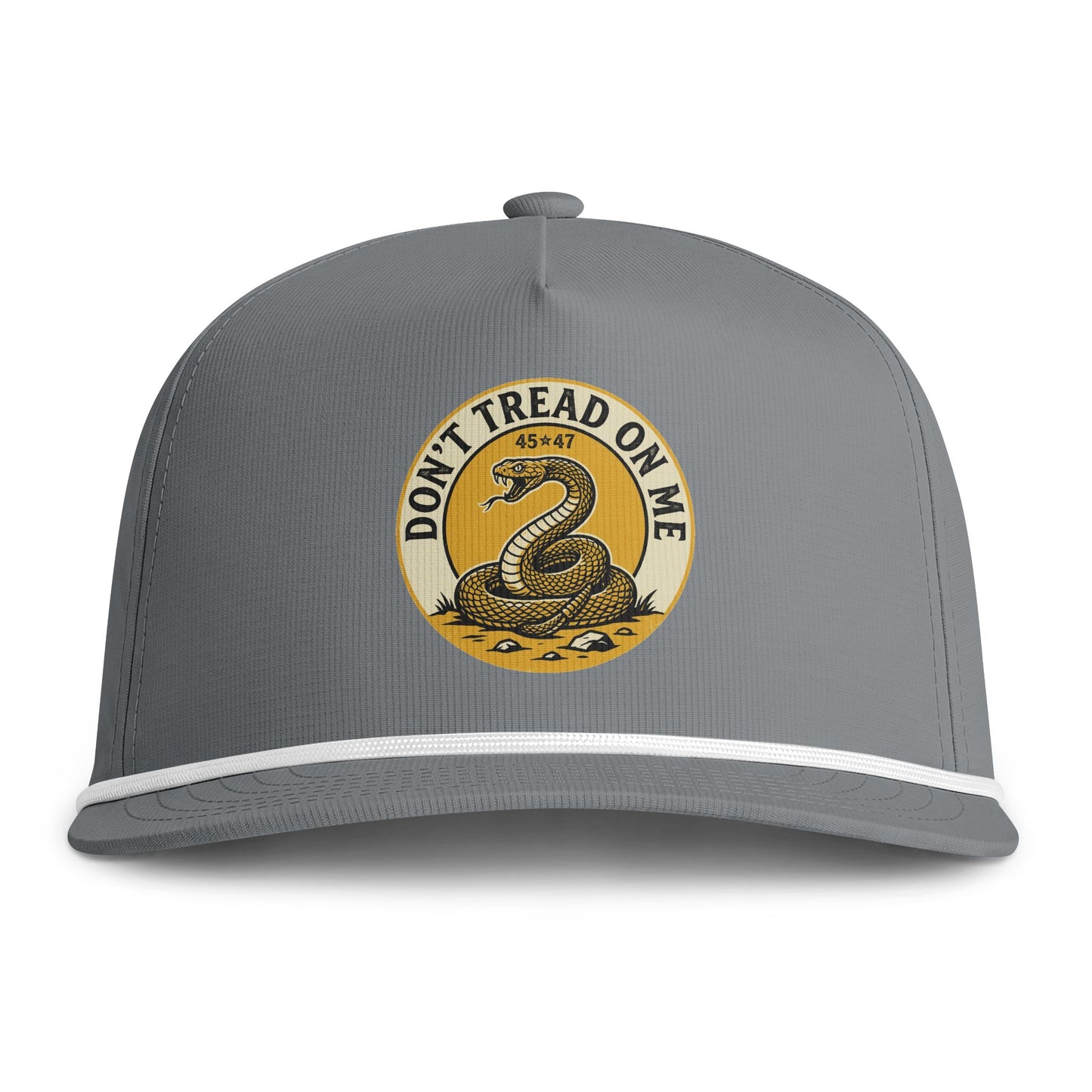 Don't Tread On Me Rope Cap — Vintage Gadsden Patch Hat