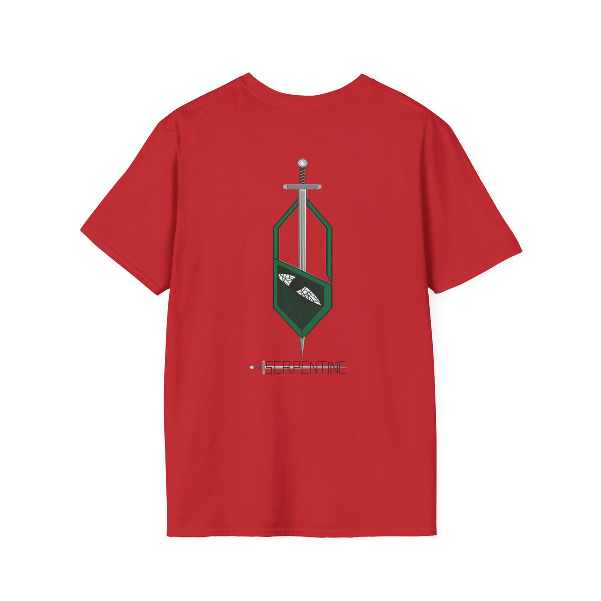 Serpentine House Crest T-Shirt — Slytherin-Inspired Green Emblem Tee