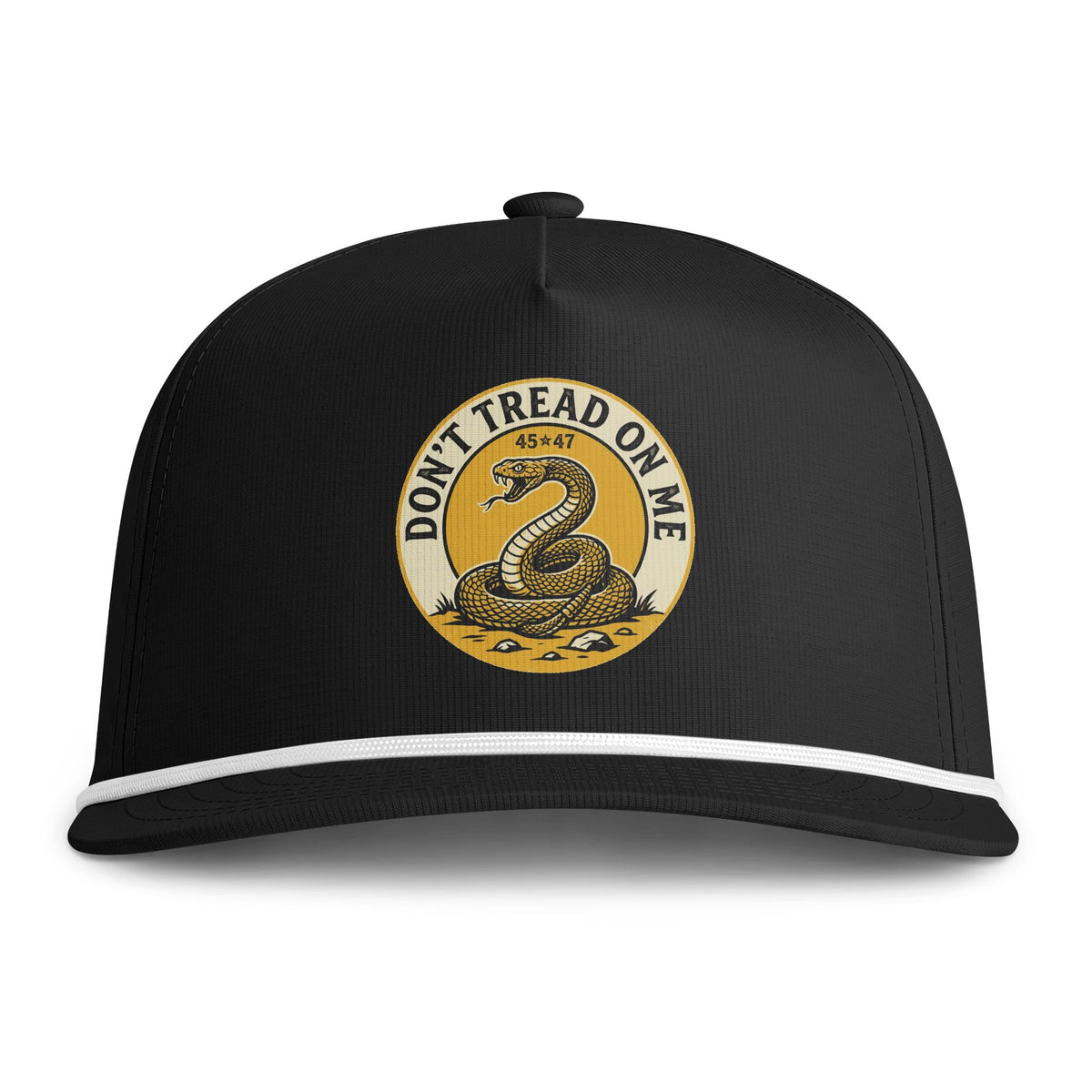 Don't Tread On Me Rope Cap — Vintage Gadsden Patch Hat