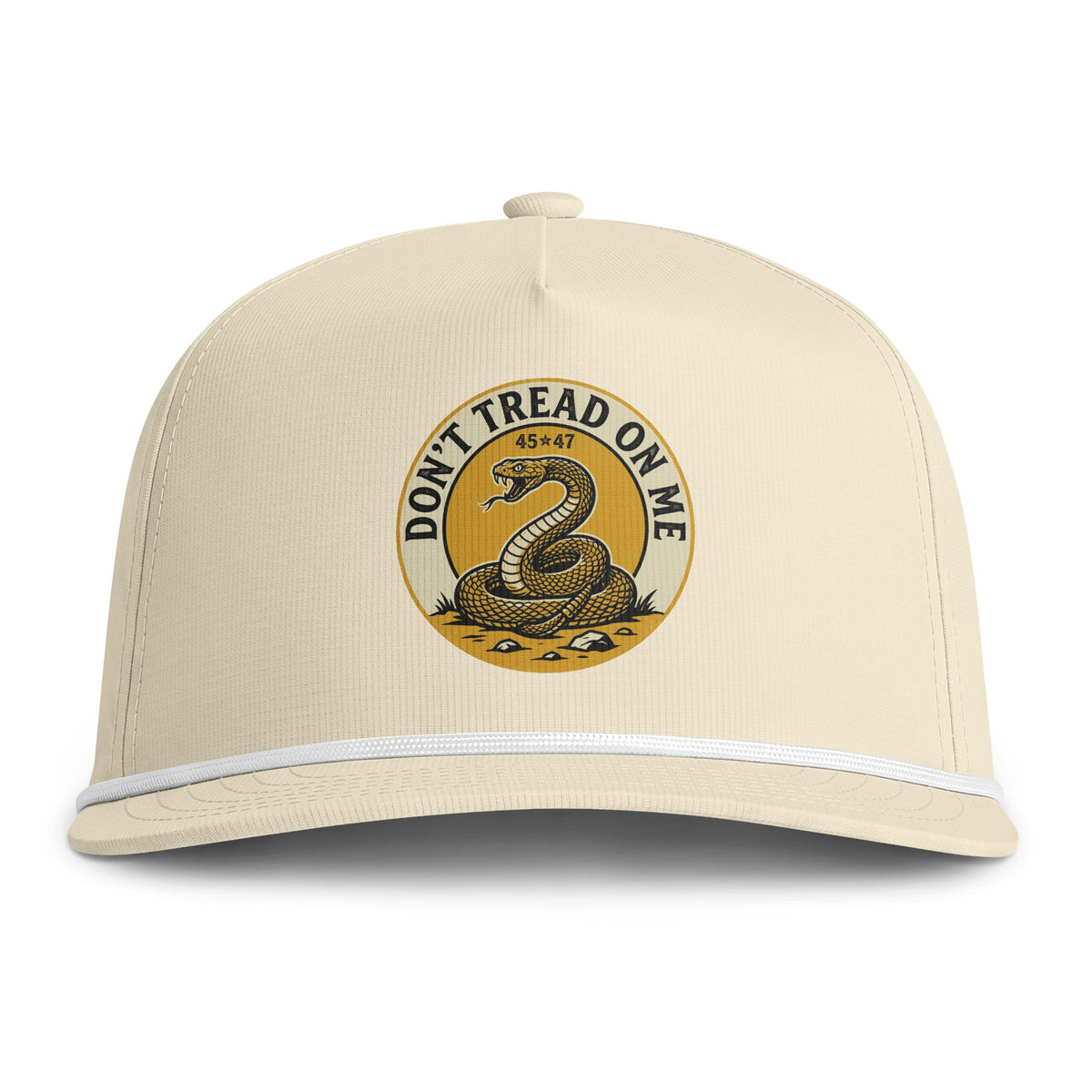 Don't Tread On Me Rope Cap — Vintage Gadsden Patch Hat