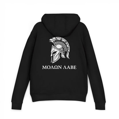 Molon Labe Spartan Terry Hoodie Black