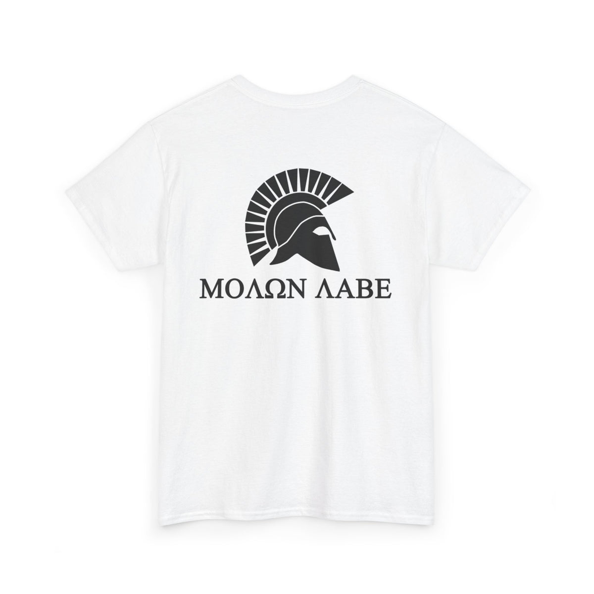 Molon Labe Spartan Helmet T‑Shirt