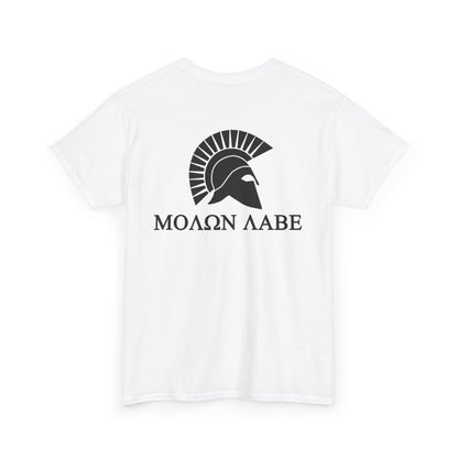 Molon Labe Spartan Helmet T‑Shirt