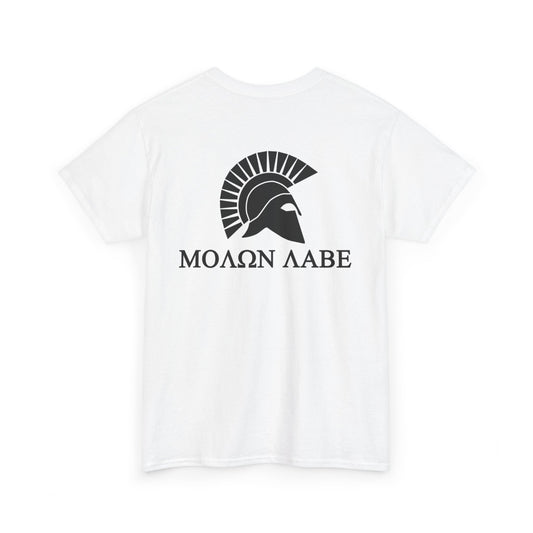 Molon Labe Spartan Helmet T‑Shirt