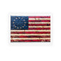Betsy Ross Flag with Wooden Frame