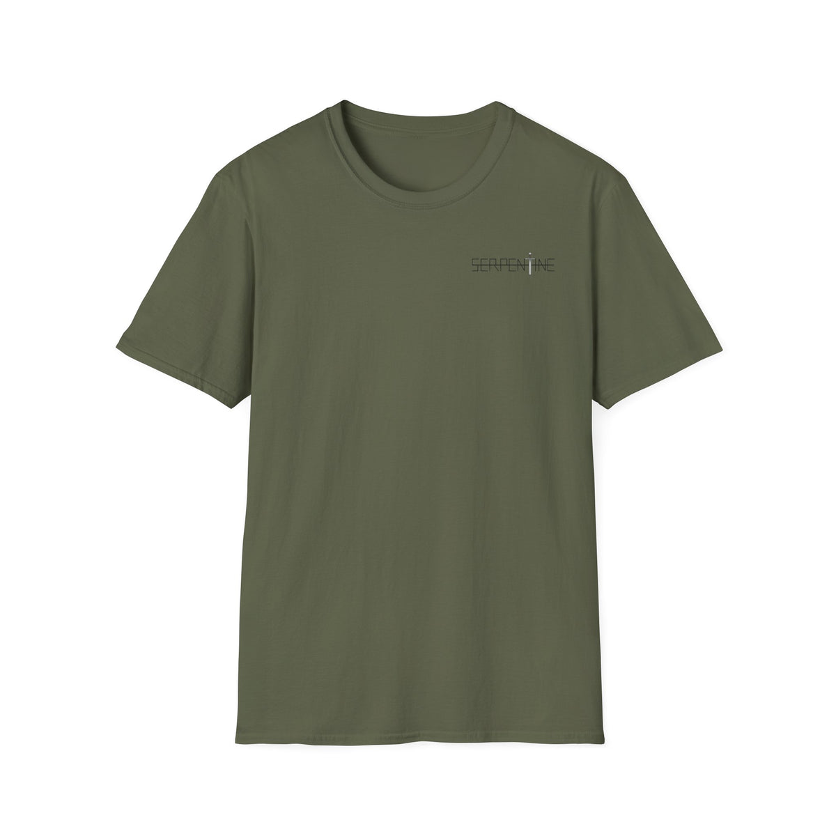 SERPENTINE Sword Crest T-Shirt — Medieval Banner Graphic Tee