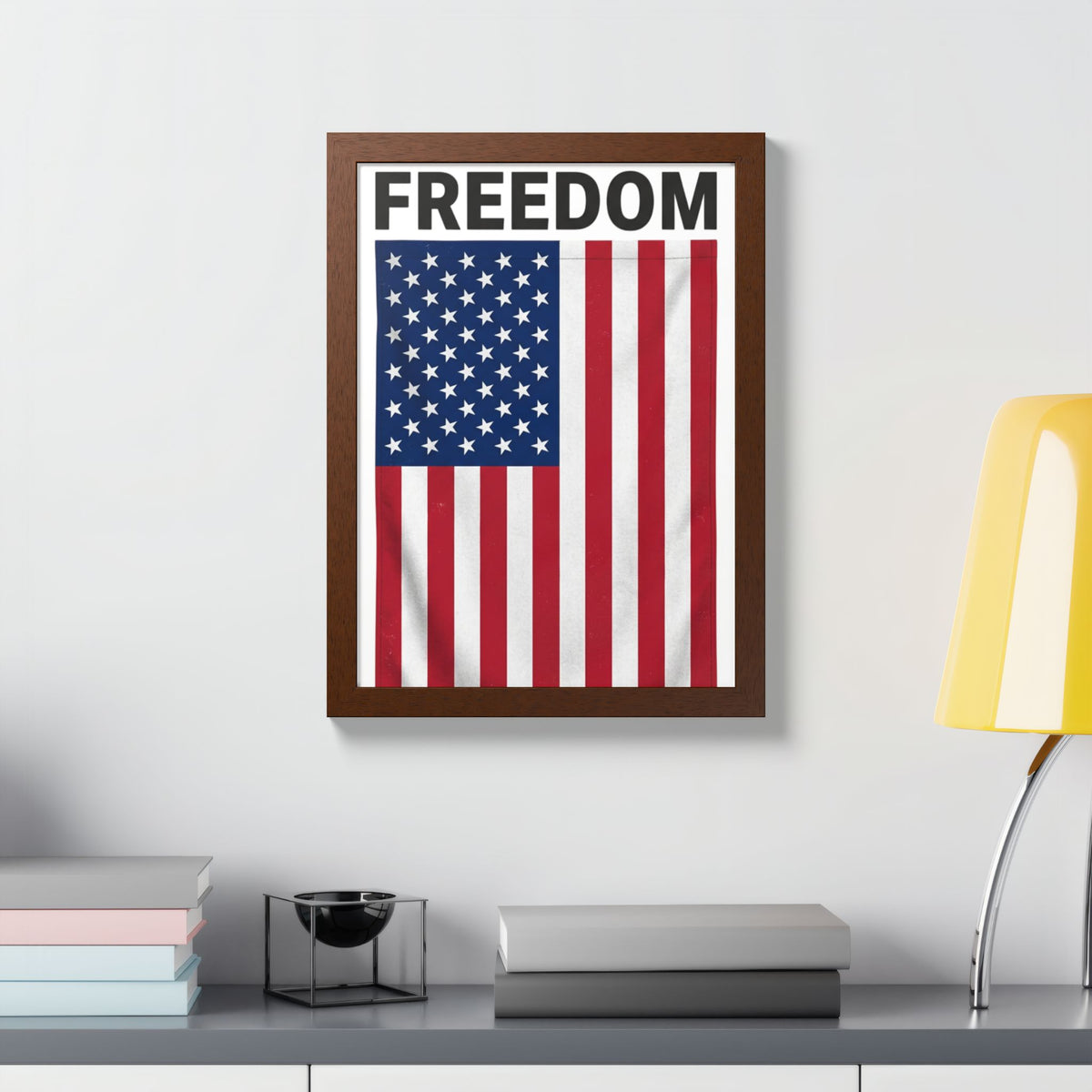 FREEDOM Framed Poster, Multi-Color