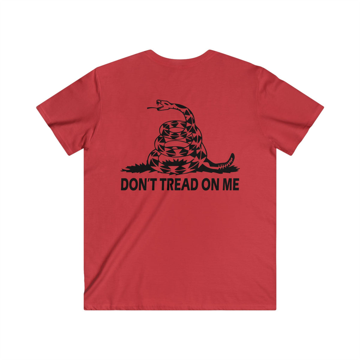 DON'T TREAD ON ME V-Neck Short Sleeve Tee