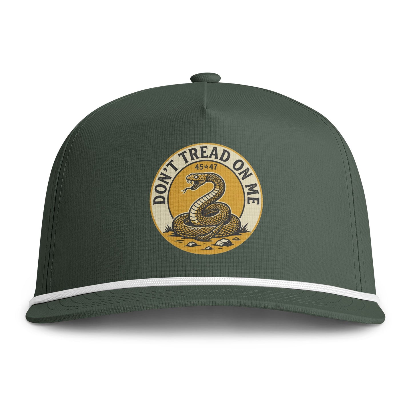 Don't Tread On Me Rope Cap — Vintage Gadsden Patch Hat