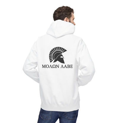 Molon Labe Spartan Helmet Midweight Softstyle Fleece Hoodie