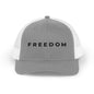 Freedom Trucker Cap - Embroidered Snapback Mesh Hat