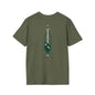 SERPENTINE Sword Crest T-Shirt — Medieval Banner Graphic Tee
